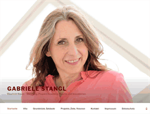 Tablet Screenshot of gabriele-stangl.de